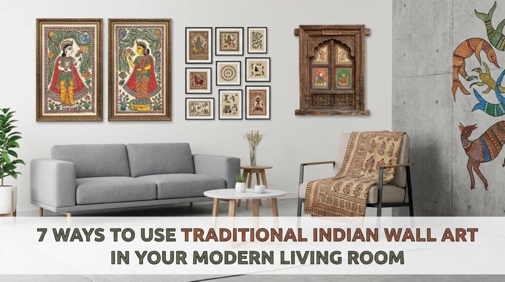 7 Ways to Use Traditional Indian Wall Art in Your Modern Living Room