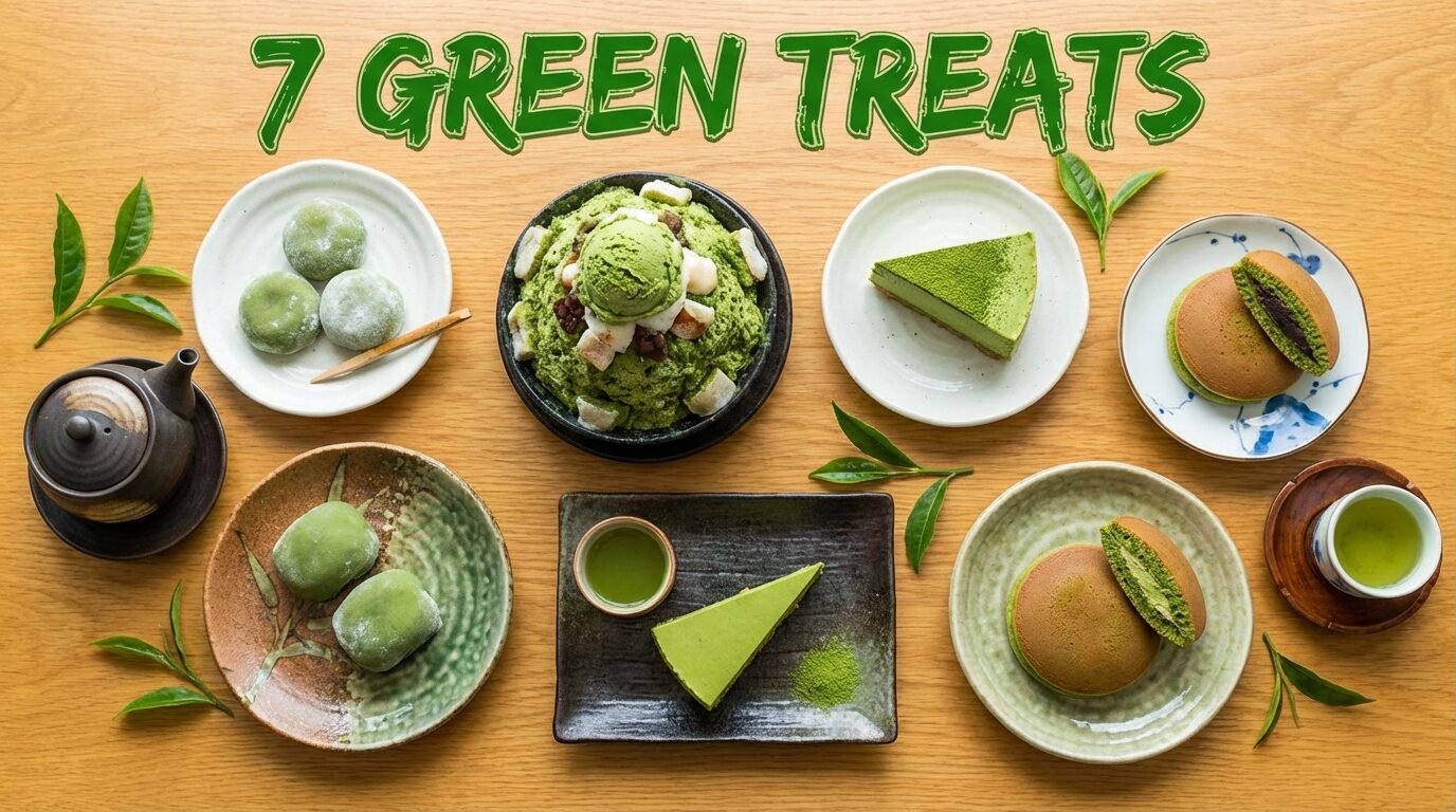 7 Green Treats That Prove Japanese and Korean Desserts Are the Best