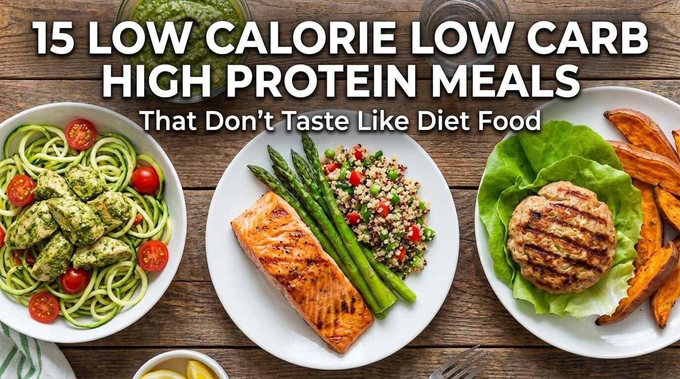 15 Low Calorie Low Carb High Protein Meals That Don't Taste Like Diet Food