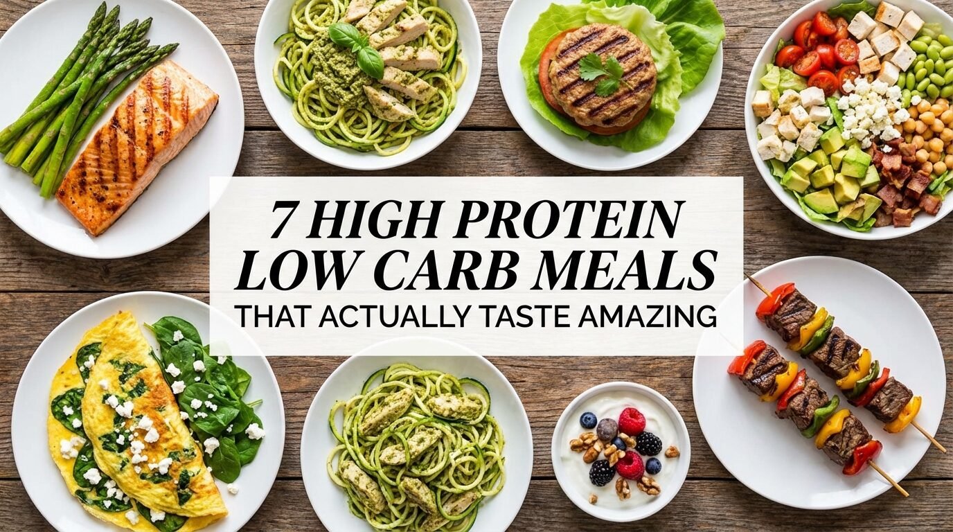 7 High Protein Low Carb Meals That Actually Taste Amazing