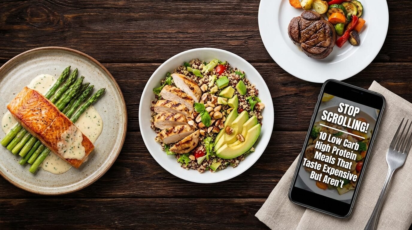 Stop Scrolling! 10 Low Carb High Protein Meals That Taste Expensive But Aren't