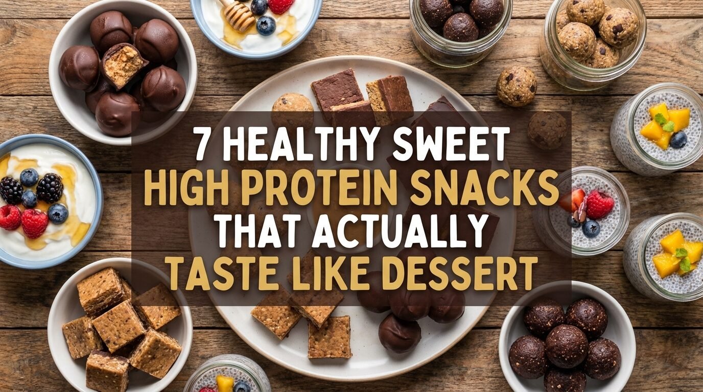 7 Healthy Sweet High Protein Snacks That Actually Taste Like Dessert