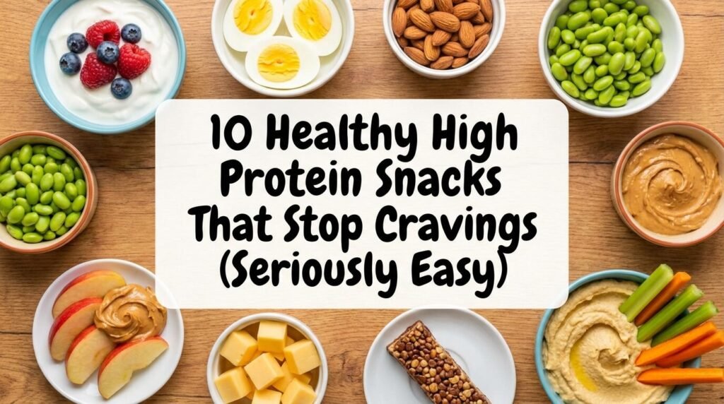 10 Healthy High Protein Snacks That Stop Cravings (Seriously Easy)