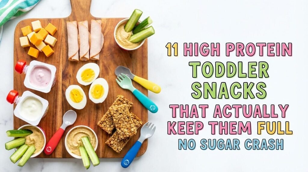 11 High Protein Toddler Snacks That Actually Keep Them Full No Sugar Crash