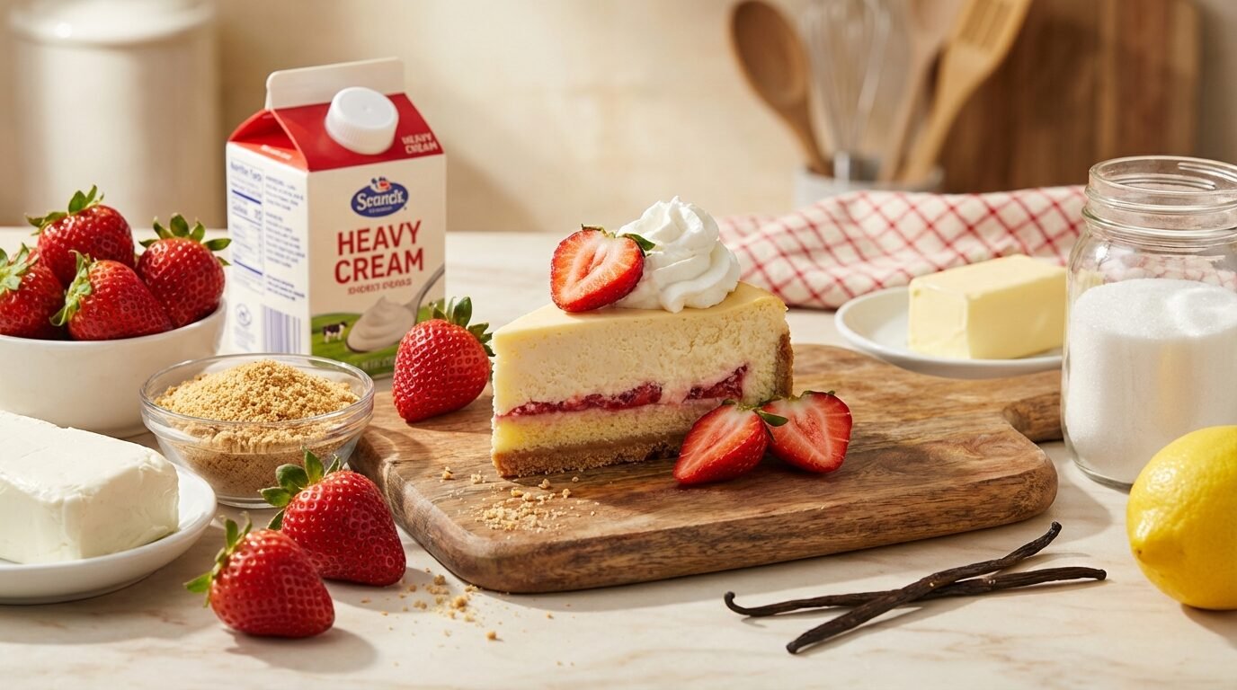 8 Ingredient Strawberry Shortcake Cheesecake Recipe That Wins Every Time 1 8 Ingredient Strawberry Shortcake Cheesecake Recipe That Wins Every Time