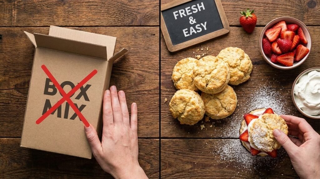 Ditch Box Mix! This Is Easiest Strawberry Shortcake Recipe You Will Ever Make