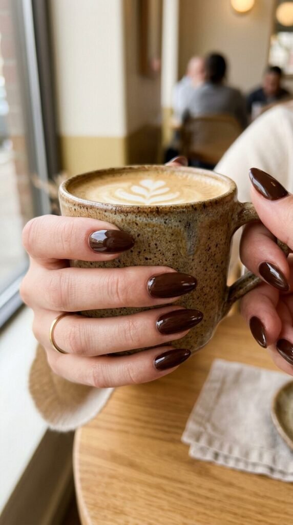 Trendy Brown Nail Designs for a Warm & Aesthetic Look