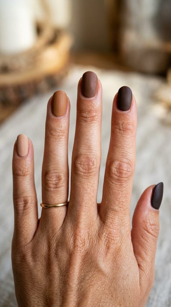 Brown Nail Designs That Look Chic, Cozy & Timeless