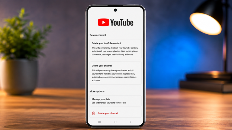 How to Delete Your YouTube Channel or Google Account Safely