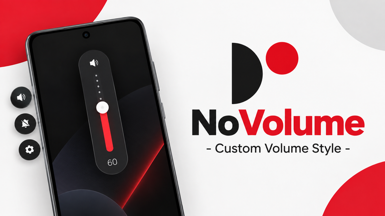 NoVolume Review: Customize Your Android Volume Slider With a Nothing OS-Inspired Design