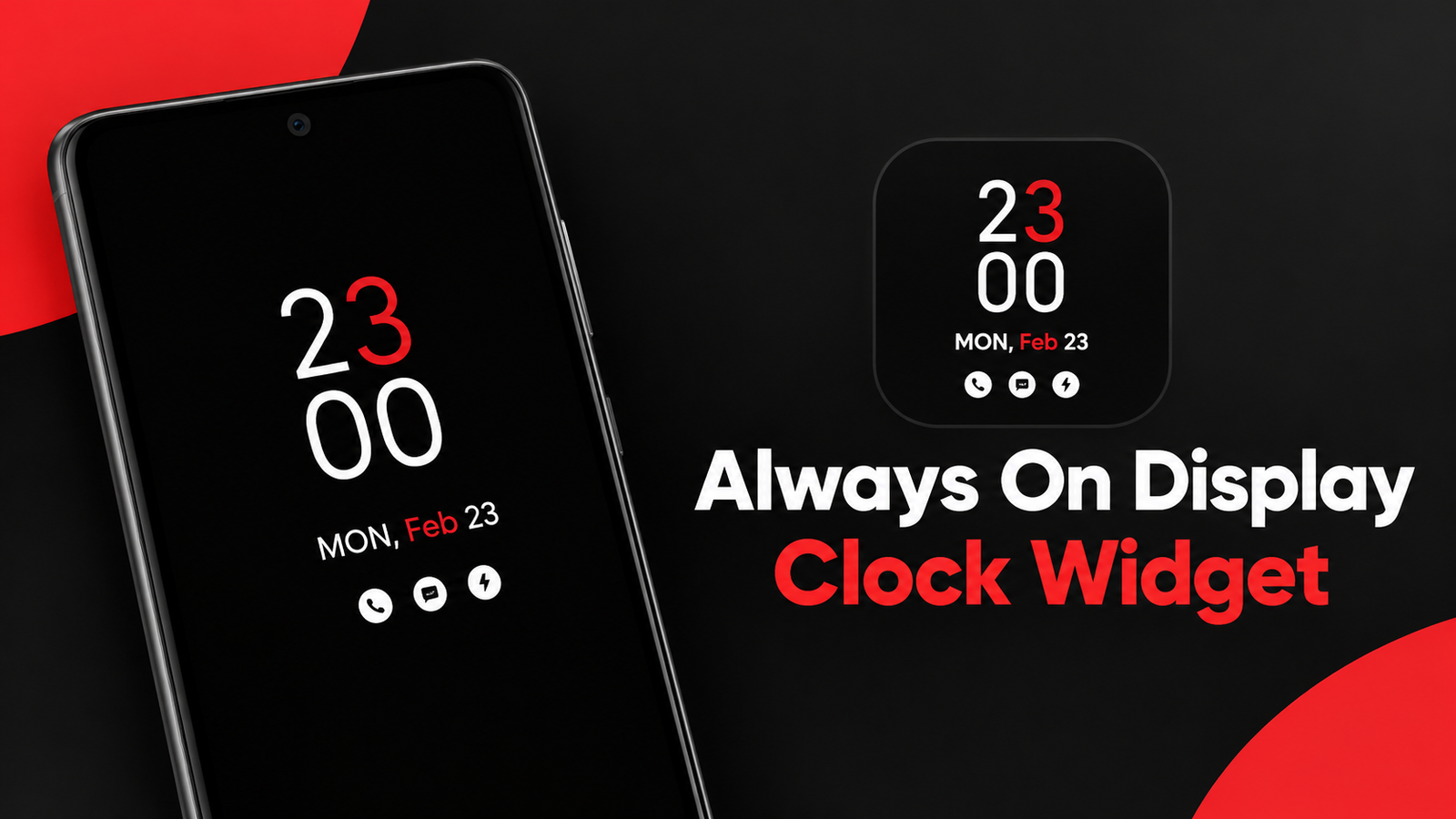 Always On Display Clock Widget Review: Stylish Clocks for Your AMOLED Screen