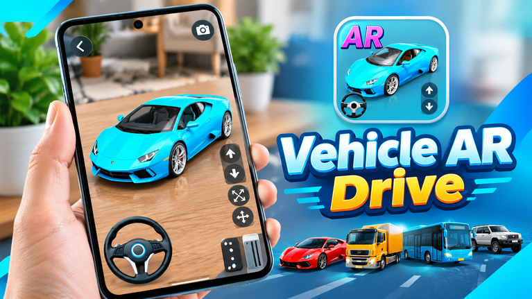Vehicle AR Drive Review: Explore and Drive 3D Vehicles in Augmented Reality