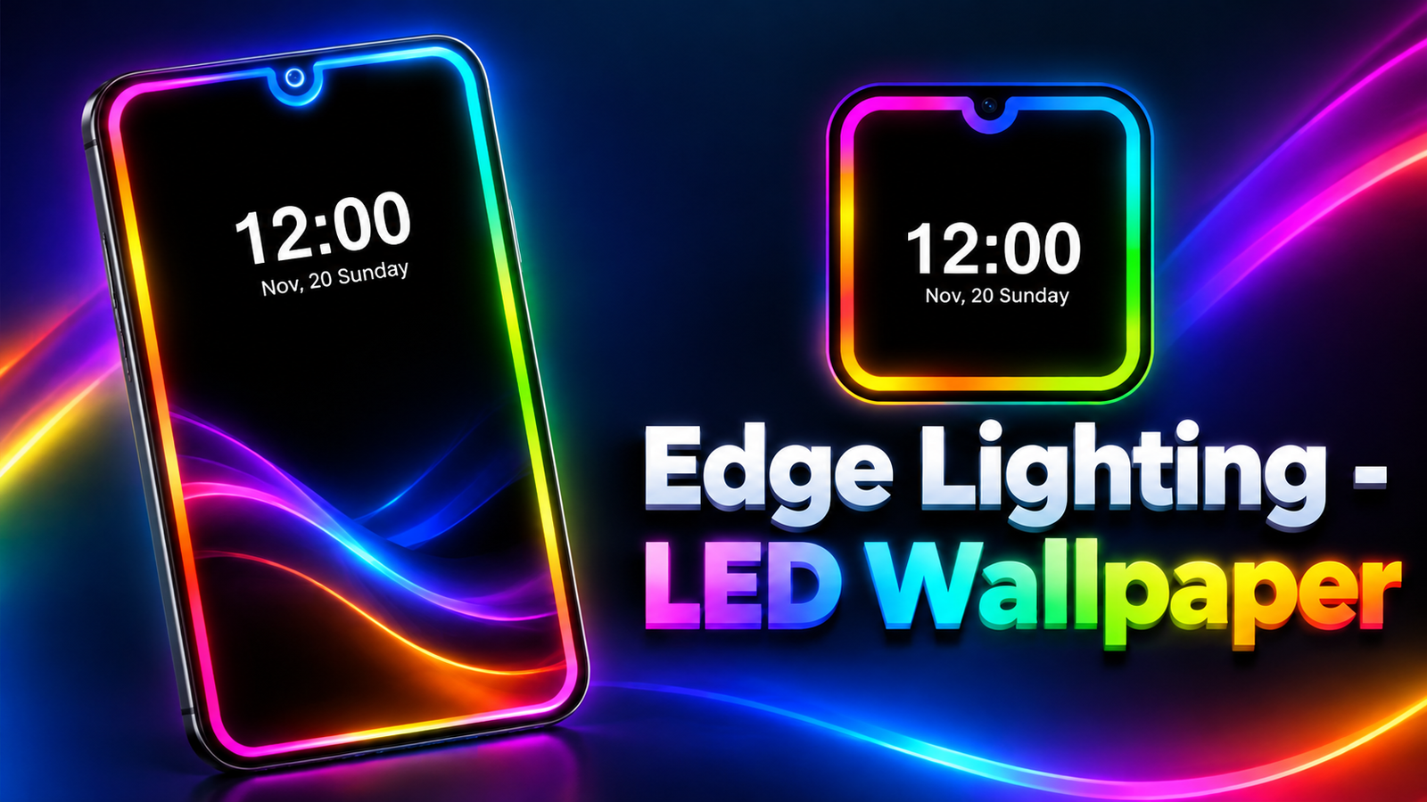 Edge Lighting – LED Wallpaper Review: Customize Your Phone With Colorful Border Lights